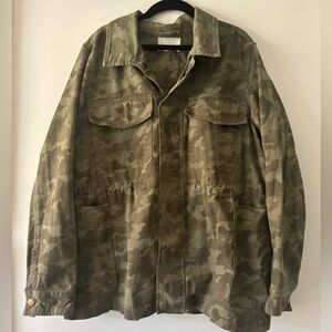 Nordstrom House Brand Caslon Utility Jacket in Camo Women’s Size Large
